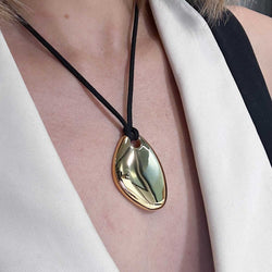 Helena Vegan Leather Chord Necklace