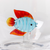 Tropical Fish Stemless Wine Glass