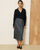 Jimo Polka Dot Skirt - Dark Navy & Raw White