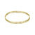 Thin Coral Bangle - Gold