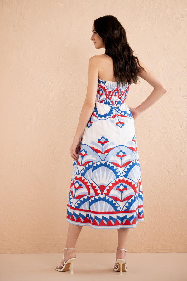 Simona Dress - Paros Tile Placement