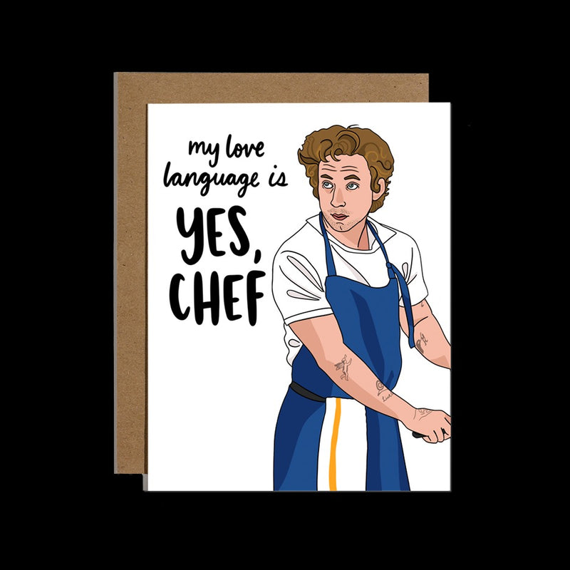 Brittany Paige Yes Chef Love Language Card
