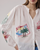 Cielo Embroidered Cotton Shirt - Ecru