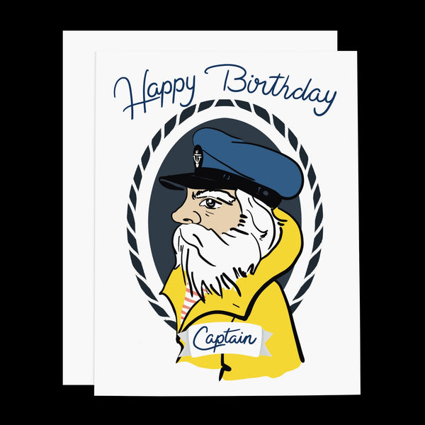 Happy Birthday Captain Greeting Card