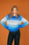 Jumper 1234 Hand Knit Gradient Stripe Crew - Blue