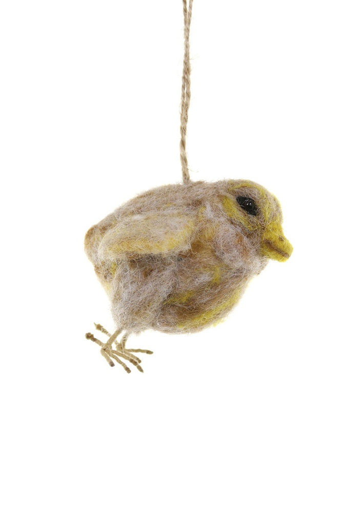 Cody Foster Felted Chick Ornament