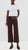 Saige Wide Leg Crop - Coffee Bean