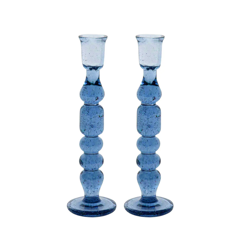 Provence 9" Candlestick Set - Chambray