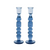 Provence 9" Candlestick Set - Chambray