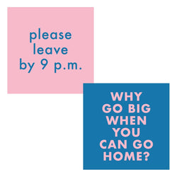 Soiree Sisters Double Sided Funny Cocktail Napkins