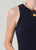 Isabel Rib Tank - Navy