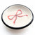 Salmon Pink Bow Ring Dish