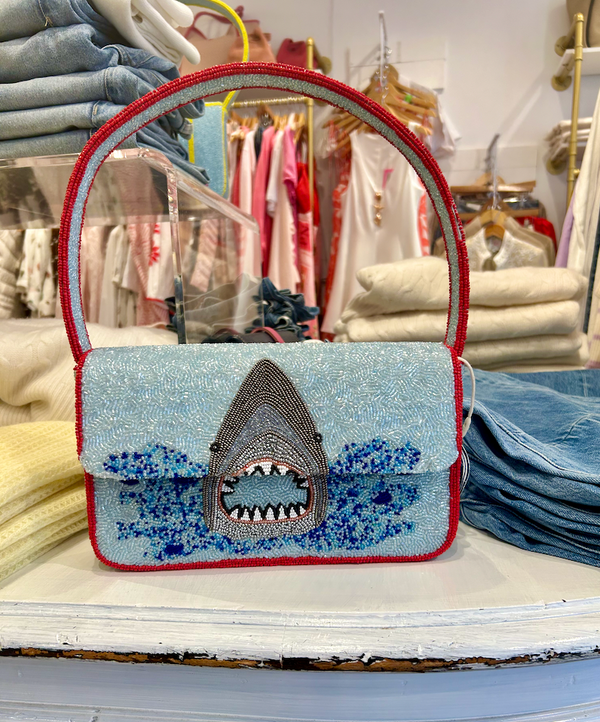 Jaws Beaded Handbag