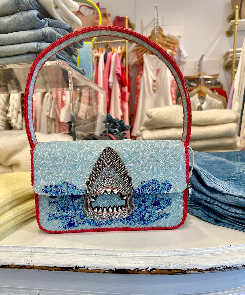 Jaws Beaded Handbag