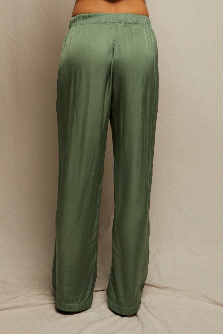 Camille Satin Wide Leg Pant