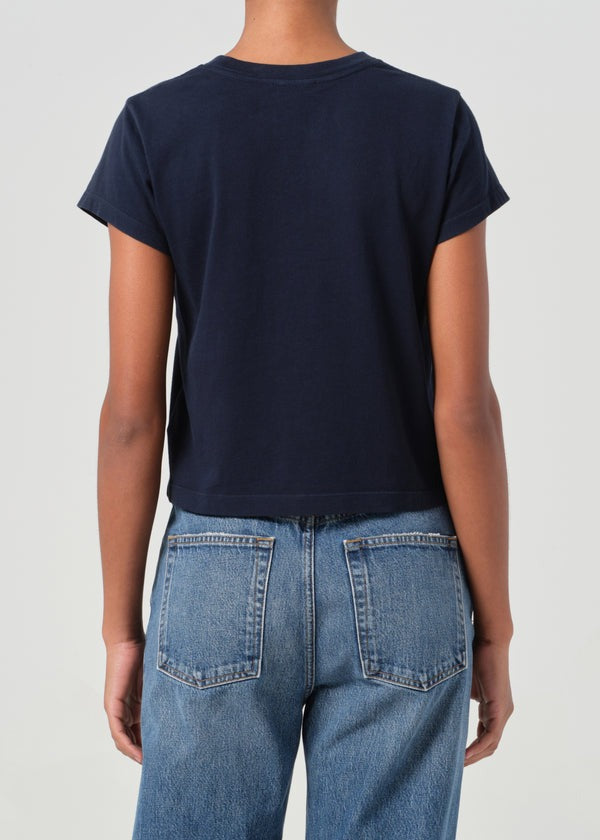 Adine Shrunken Tee - Storm
