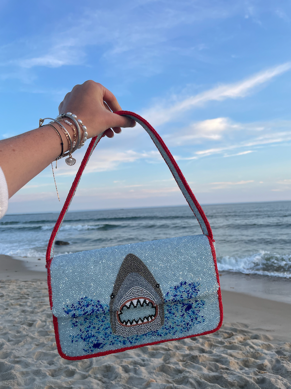 Jaws Beaded Handbag