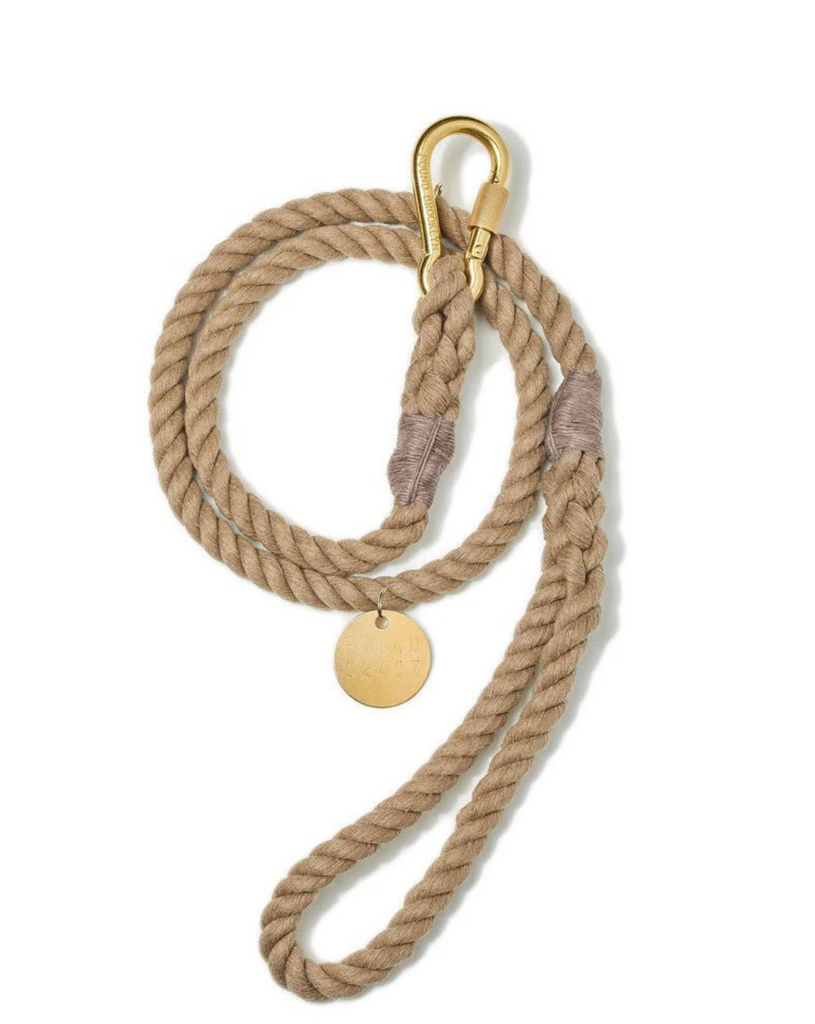 Standard Rope Dog Leash - Natural