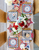 Red & Blue Striped Paper Table Runner