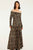 Tiny Flowers Long Sleeve Maxi Dress