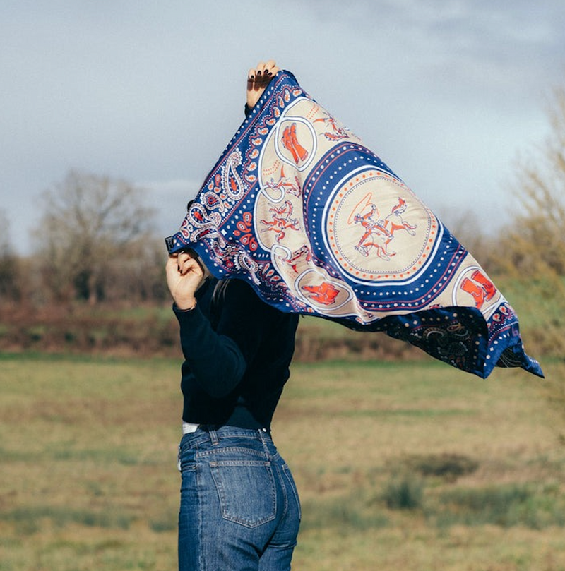 Silk Rodeo Scarf