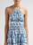 Denise Dress - Palm Paisley Sky