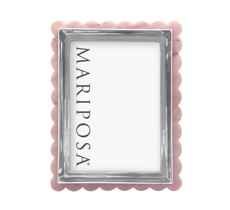 Acrylic Scallop 5x7 Picture Frame