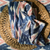 Ikat Napkin Set - Blue/Pink