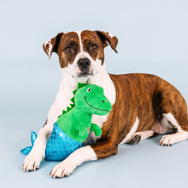 Mer-Rex Plush Dog Toy