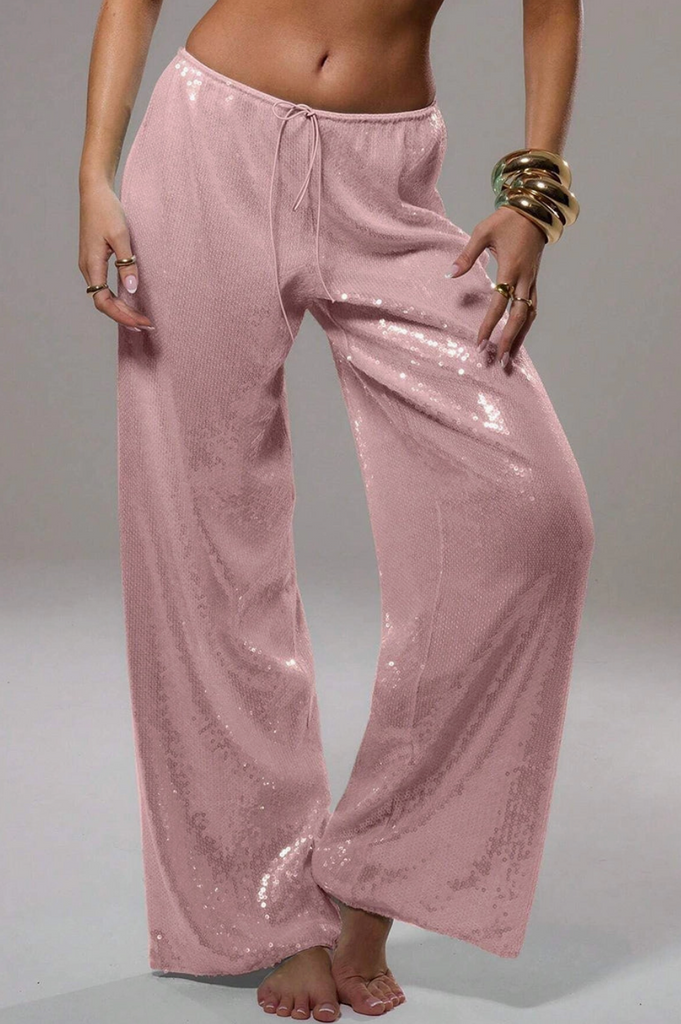 Ibiza Sparkly Wide-Leg Pants