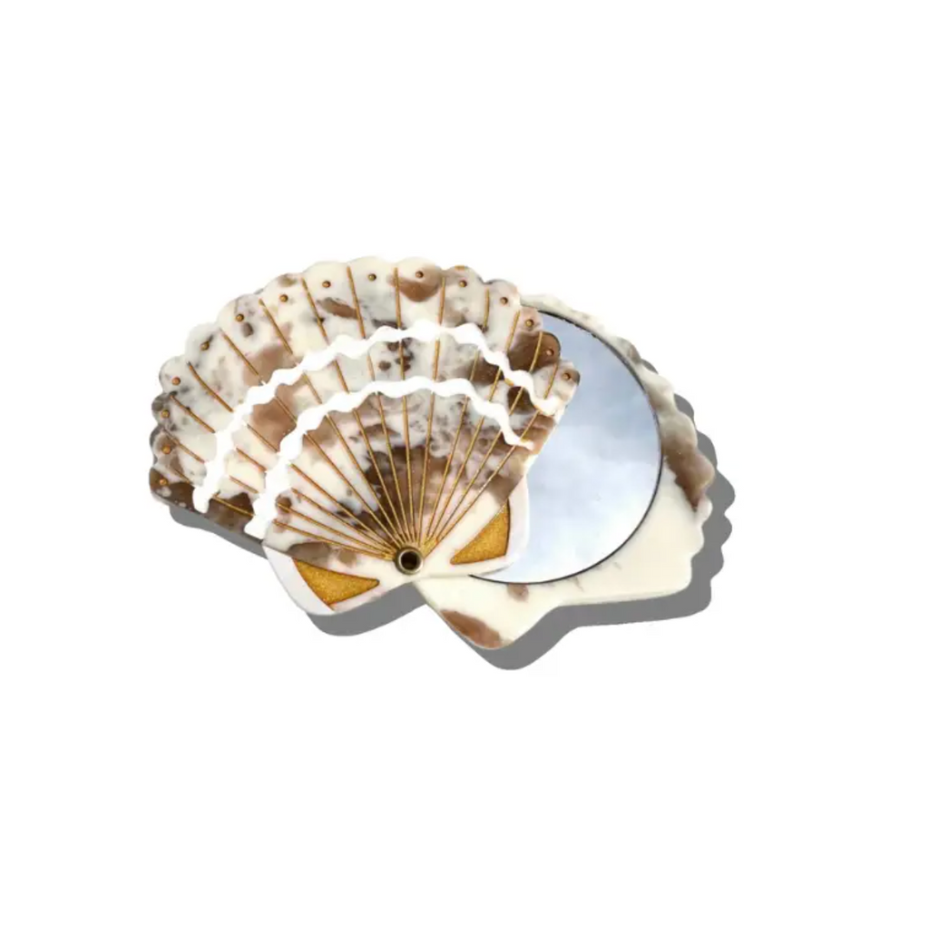 Seashell Compact Mirror