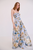 Montreal Gown - Flora Meadow Light Blue