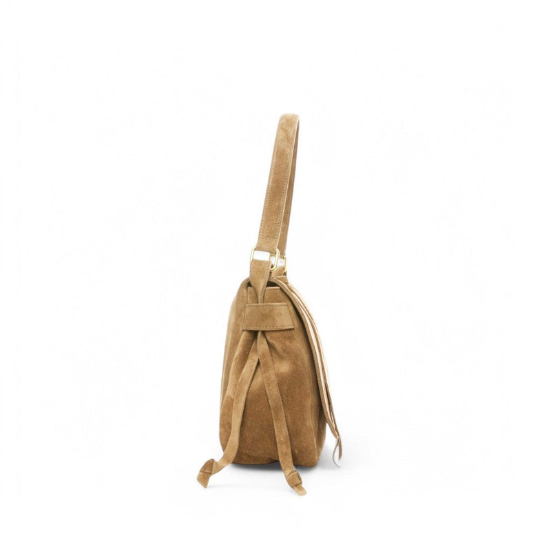 Suede Remi Shoulder Bag