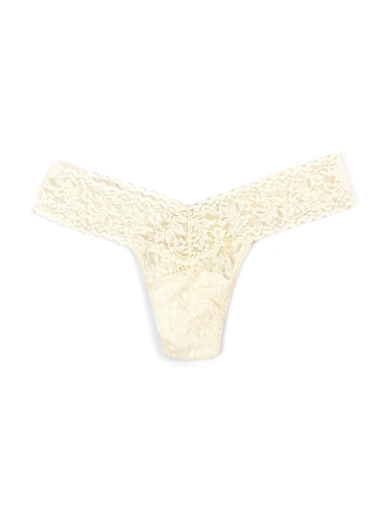 Signature Lace Low Rise Thong