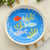 Swimming Fish Round Trinket Tray