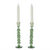 Provence 9" Candlestick Set - Basil