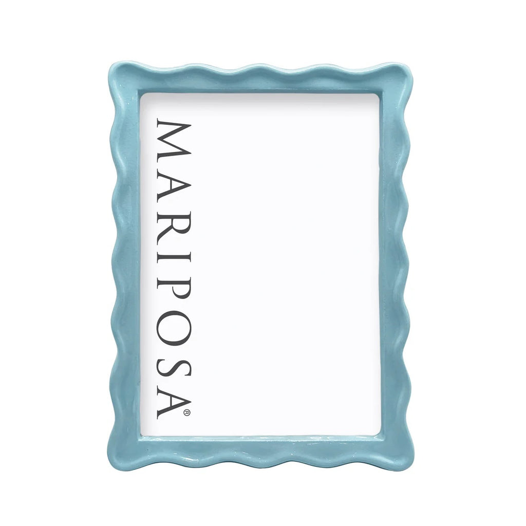 Wavy Aqua Frame - 5 x 7