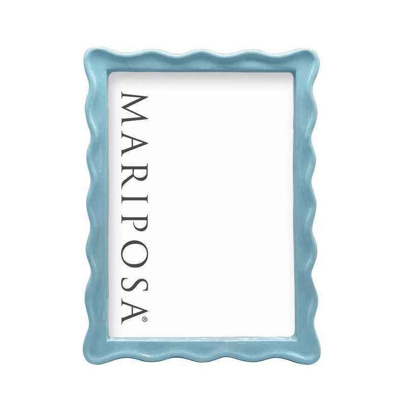 Wavy Aqua Frame - 5 x 7