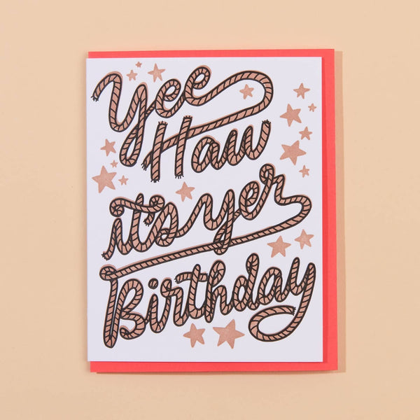 Yee Haw Birthday Card