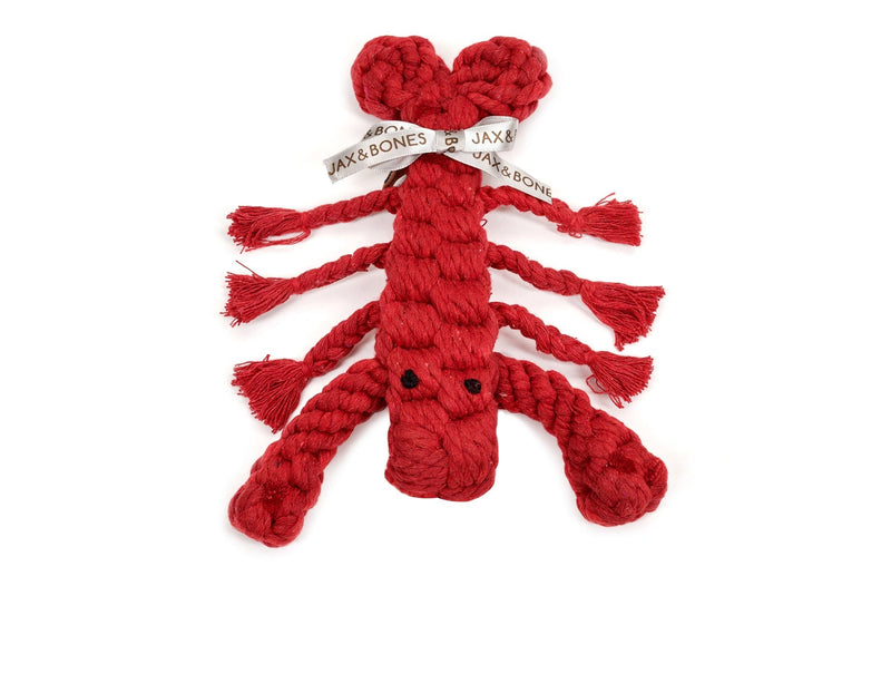 Jax & Bone Louie The Lobster Rope Dog Toy - Large 9"