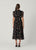 Brittany Dress - Jet/Mauve Multi