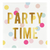 Party Time Foil Beverage Napkins