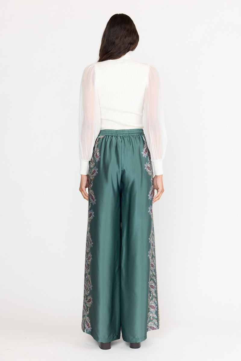 Marta Pant - Reseda Paisley
