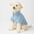 Foggy Dog Cornflower Blue Quarter-Zip Sherpa Dog Jacket