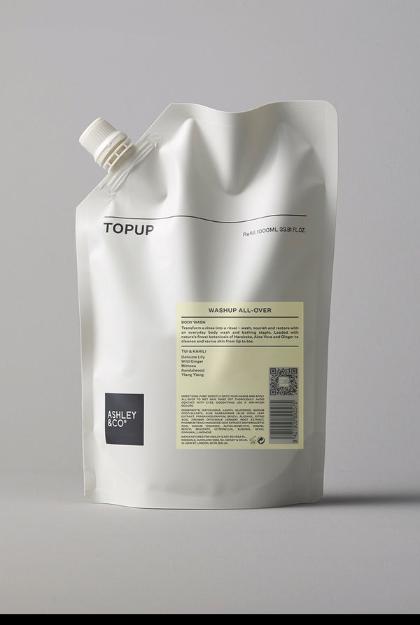 Washup All-Over Body Wash Topup - Tui & Kahili