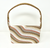 Wave Stripe Beaded Handbag