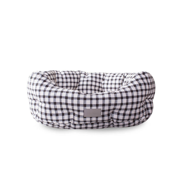 Painted Gingham Pet Bed - Small