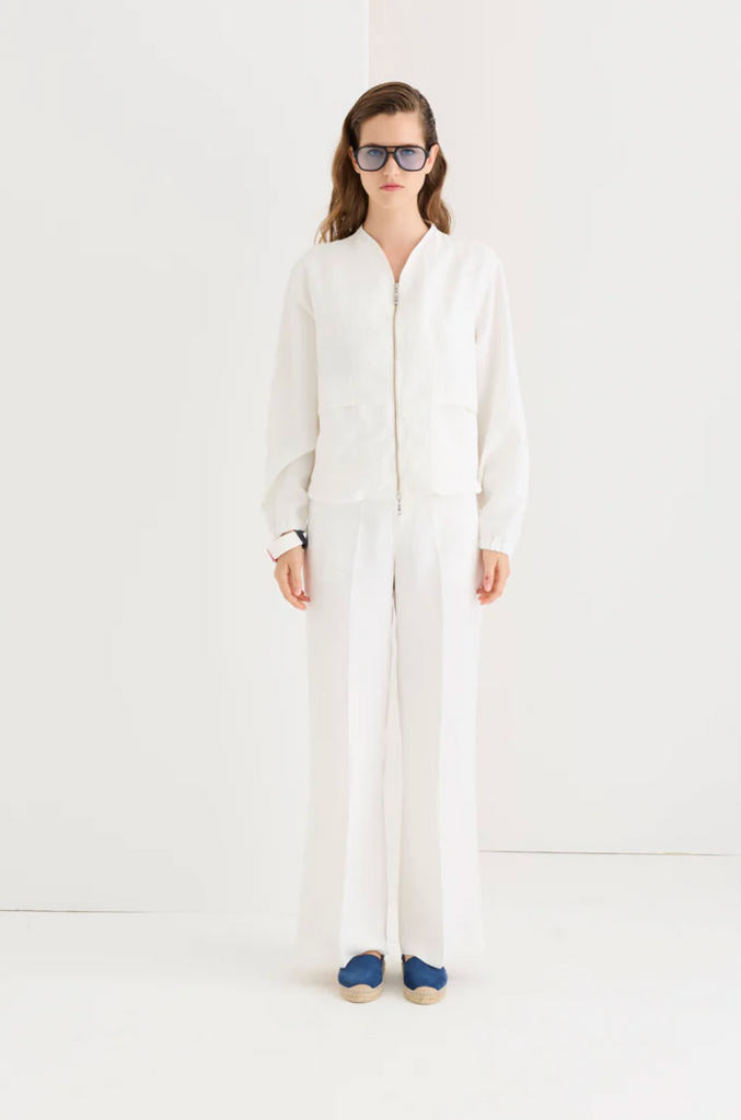 European Culture Diem Linen Viscose Trouser