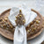 Jute Christmas Tree Napkin Ring Set