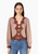 Yuri Blouse - Brown Gingham